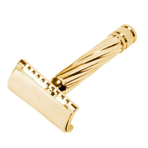 Safety Razor Fatip Lo Storto Gentle Closed Comb DE Safety Razor Classic Gold