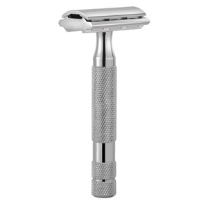 Safety Razor Rockwell 2C Safety Razor White Chrome