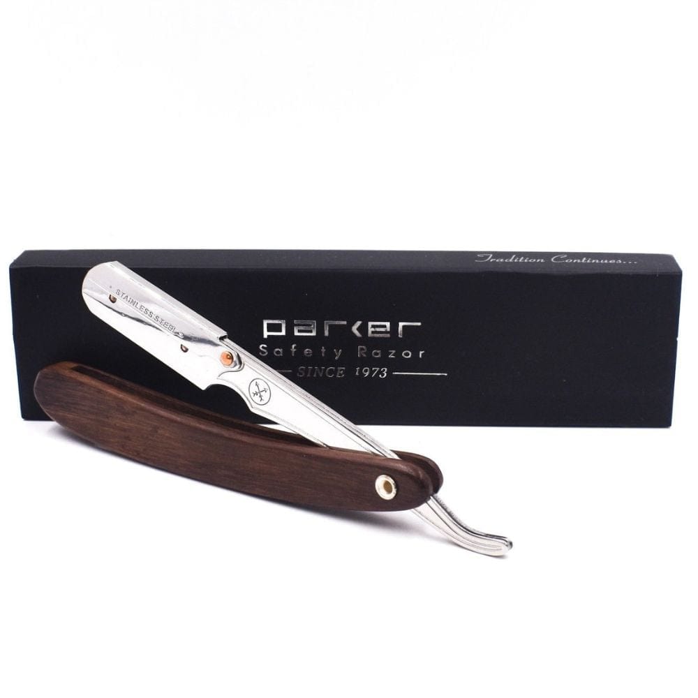 Parker SRDW Dark Sheesham Shavette Barber Razor – Style & Swagger