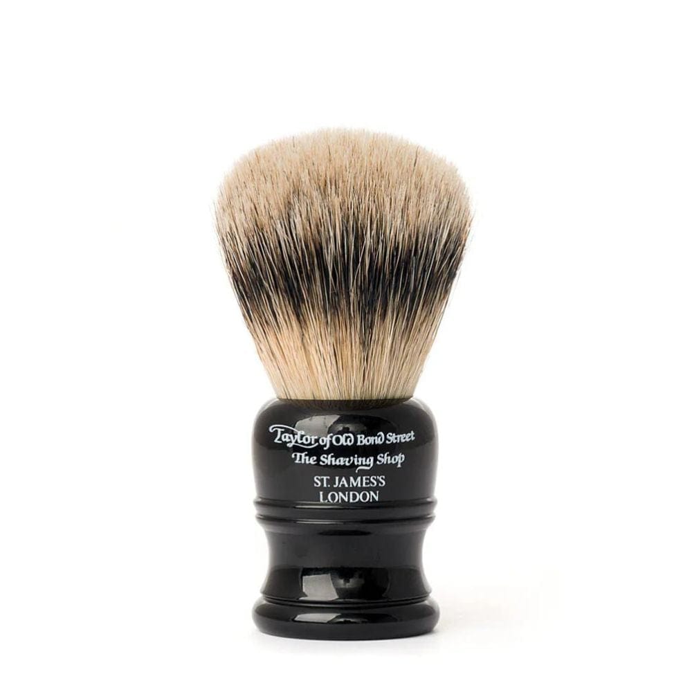 Shaving Brush Taylor of Old Bond Street Contemporary Medium Super Shaving Brush Black RRP$