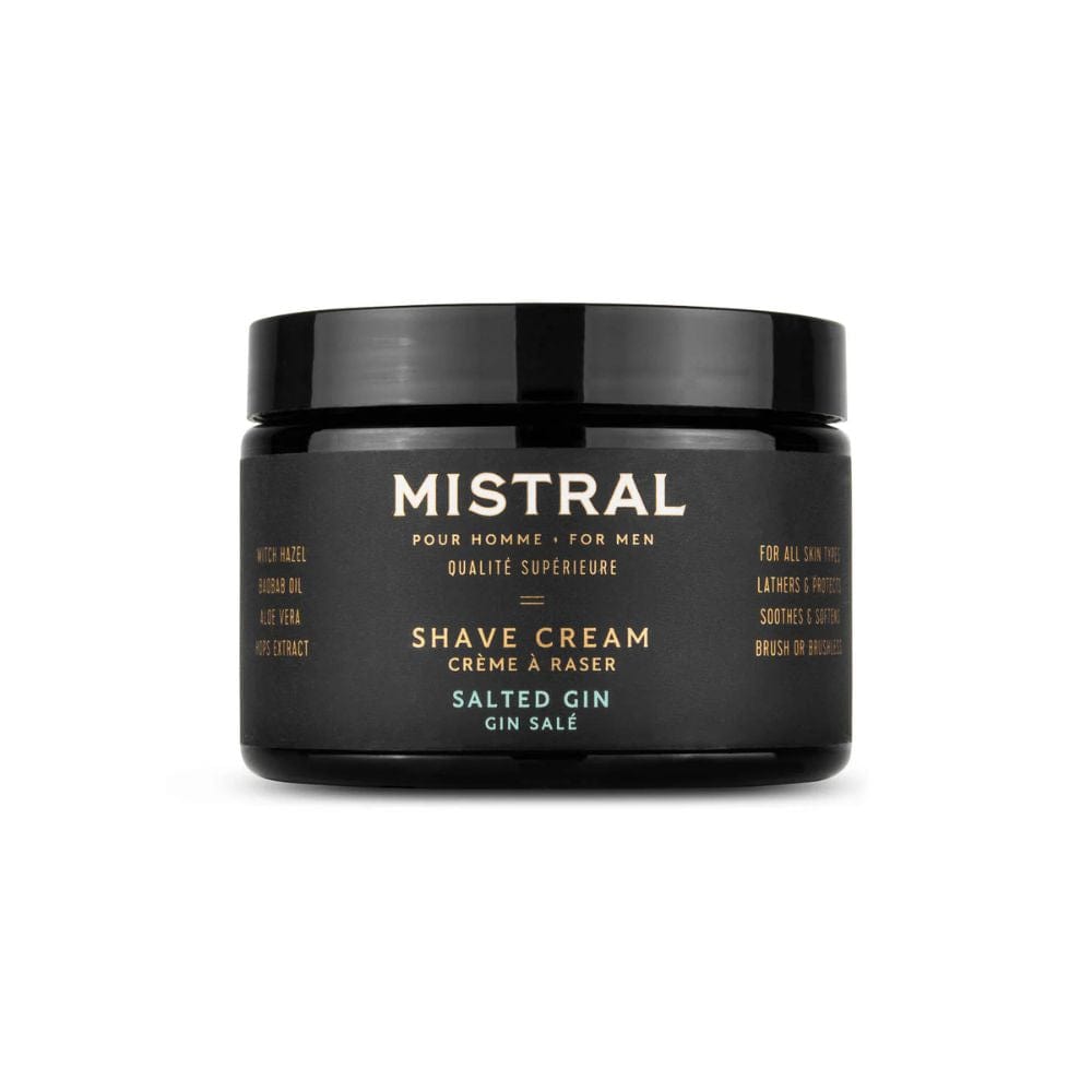 Shaving Cream Mistral Salted Gin Shave Cream 255g
