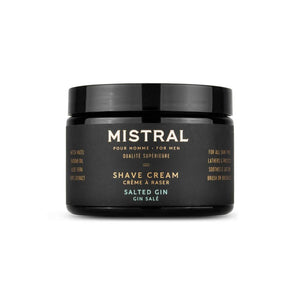 Shaving Cream Mistral Salted Gin Shave Cream 255g