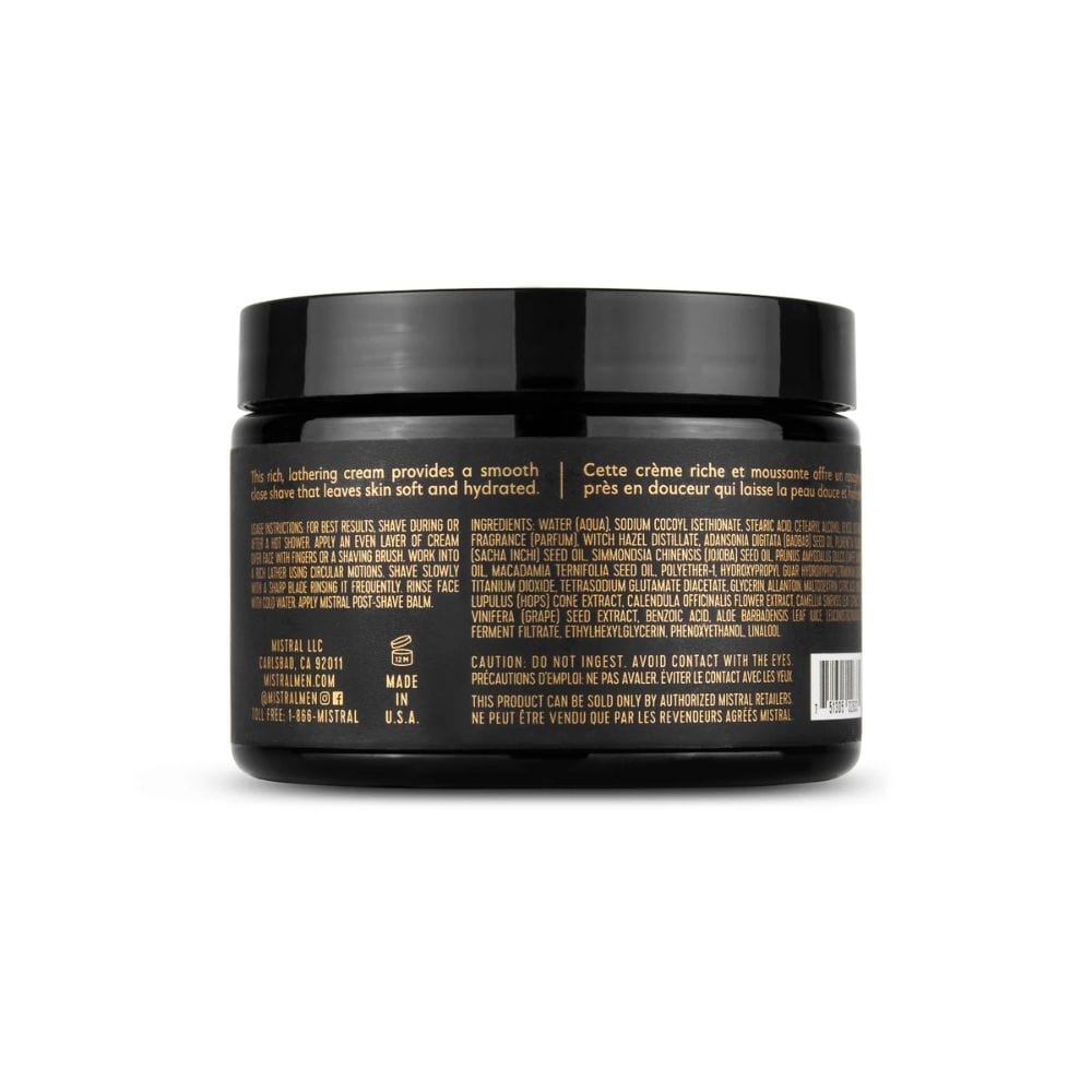 Shaving Cream Mistral Salted Gin Shave Cream 255g