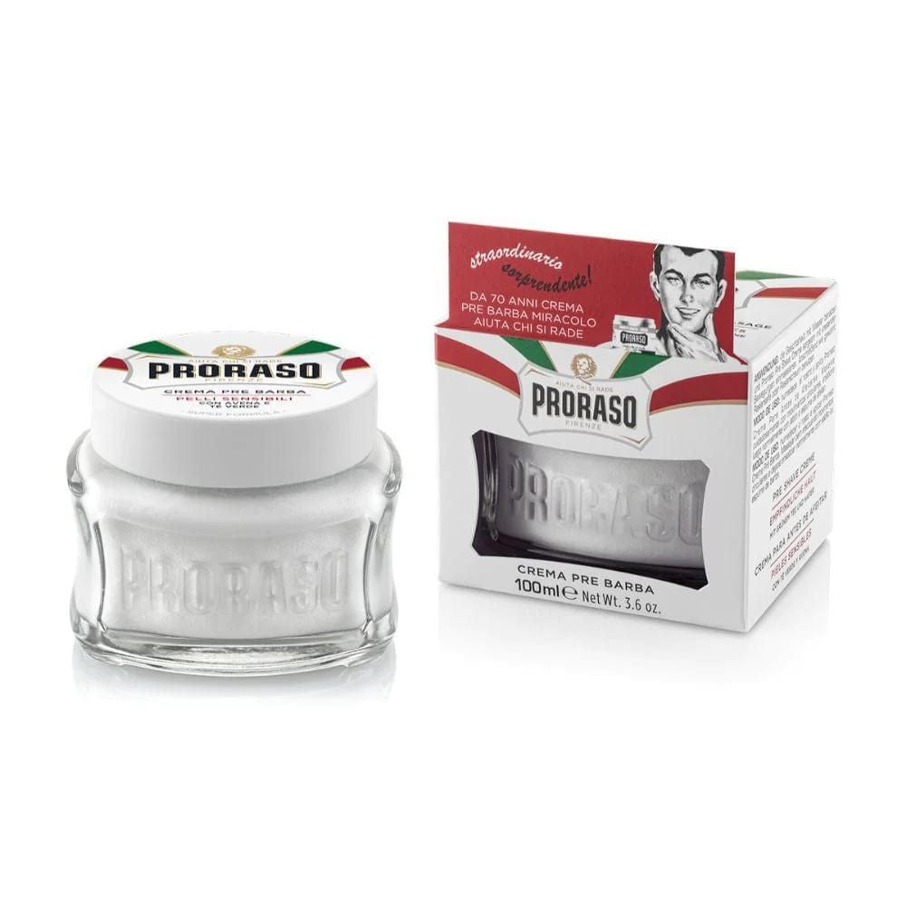 Shaving Cream Proraso Green Tea and Oatmeal for Sensitive Skin Pre Shave Cream 100ml
