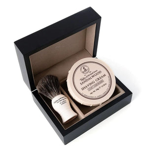 Shaving Kit Taylor of Old Bond Street Sandalwood Shaving Cream & Shaving Brush in Wooden Gift Box