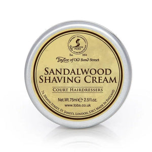 Shaving Soap Taylor of Old Bond Street Sandalwood Shaving Cream Bowl 75ml