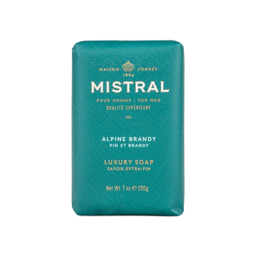 Soap Mistral Alpine Brandy Luxury Bar Soap 200g