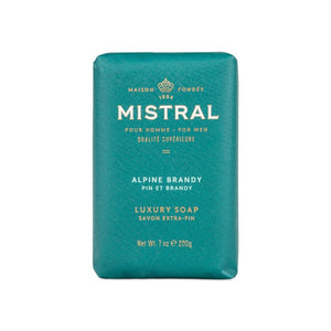 Soap Mistral Alpine Brandy Luxury Bar Soap 200g