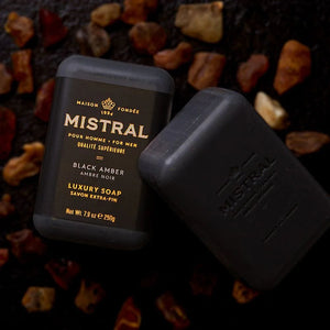 Soap Mistral Black Amber Bar Soap 250g