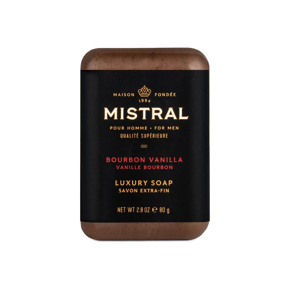Soap Mistral Bourbon Vanilla Travel Bar Soap 80g