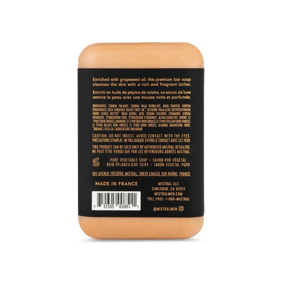 Soap Mistral Golden Tobacco Bar Soap 250g