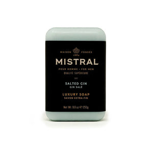 Soap Mistral Salted Gin Bar Soap 250g