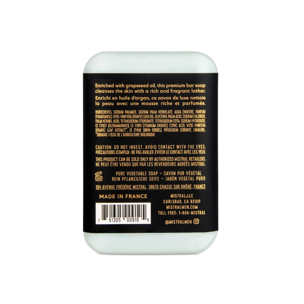 Soap Mistral Salted Gin Travel Bar Soap 80g