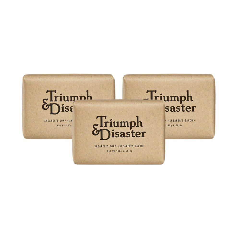 Soap Triumph & Disaster Shearer's Soap 130g (Pack of 3)
