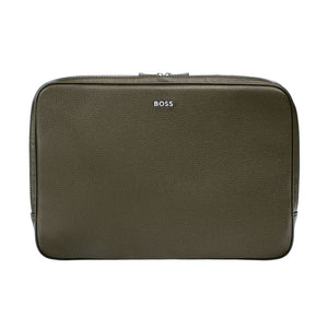Toiletry Bag Hugo Boss Laptop Bag Classic Grained Khaki