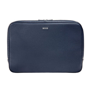 Toiletry Bag Hugo Boss Laptop Bag Classic Grained Navy