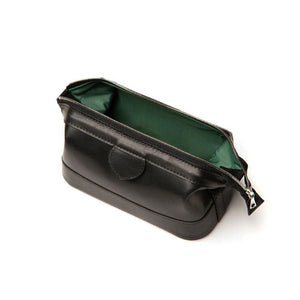 Toiletry Bag Taylor Of Old Bond Street Small Black Leather Wash Bag