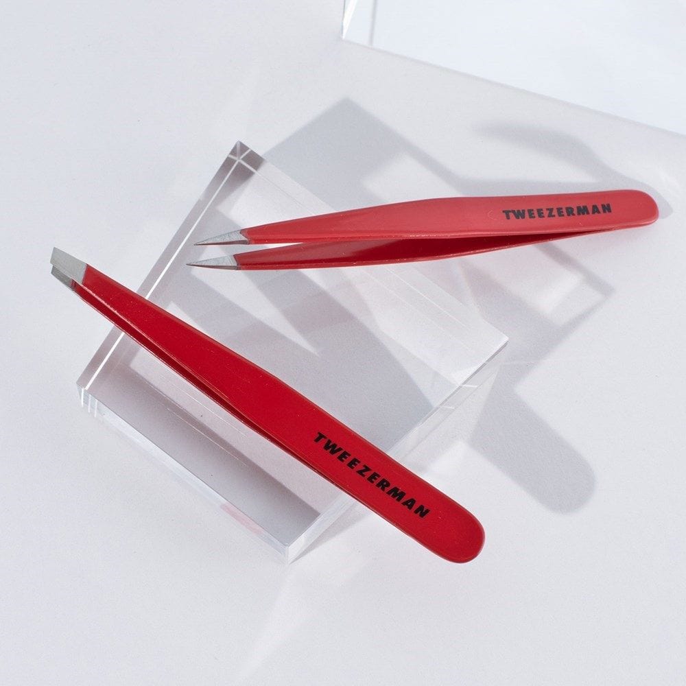 Tweezer Tweezerman Slant Tweezer - Red