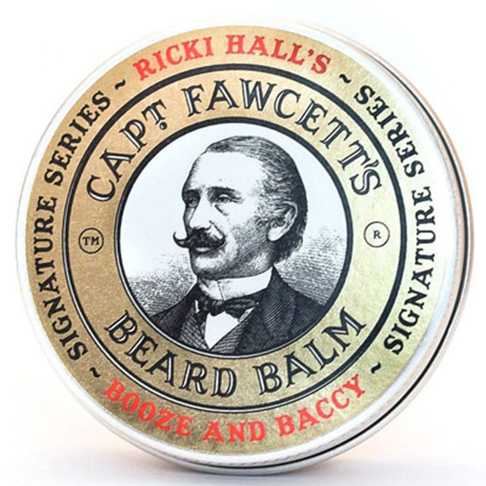 Beard Balm Captain Fawcett Ricki Hall's Booze & Baccy Beard Balm 60ml (Pack of 3)