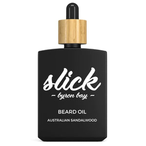 Beard & Moustache Oil Slick Beard Oil Australian Sandalwood 50ml