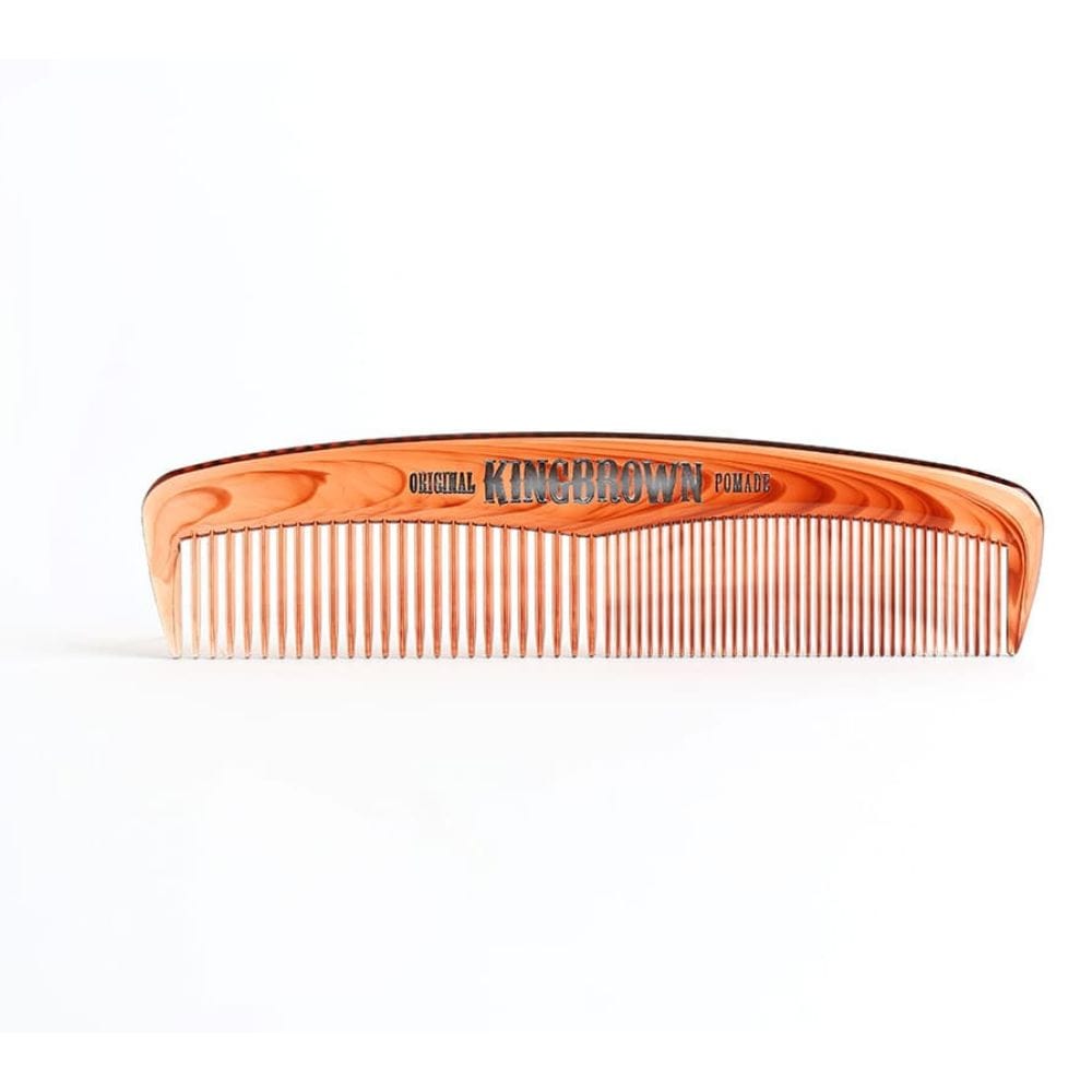 Hair Comb King Brown Tort Pocket Comb
