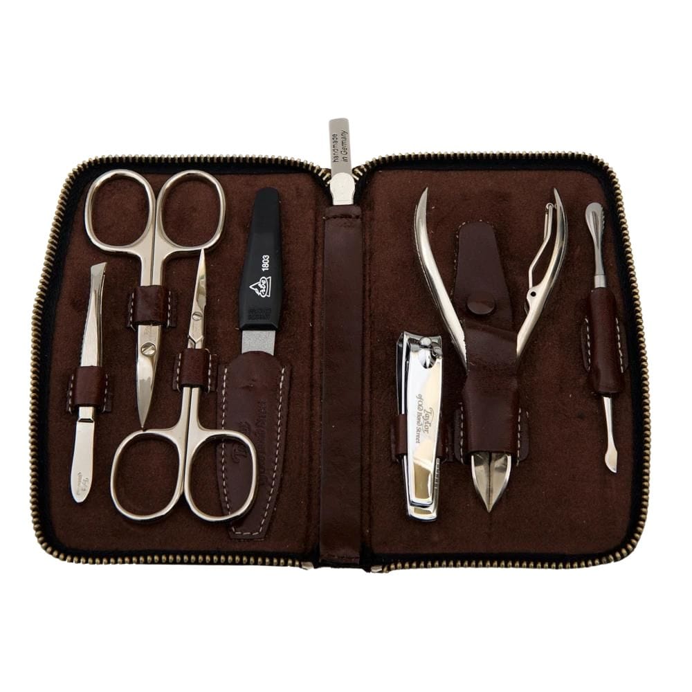 Manicure Set Taylor Of Old Bond Street Luxury Brown Manicure Set