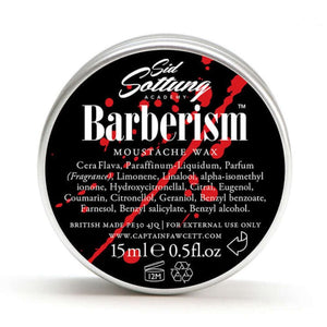 Moustache Wax Captain Fawcett Barberism Moustache Wax 15ml (Pack of 3)