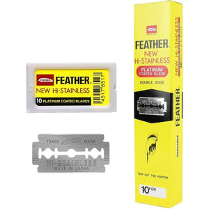 Razor Blade 200 Feather Hi Stainless Double Edge Razor Blades
