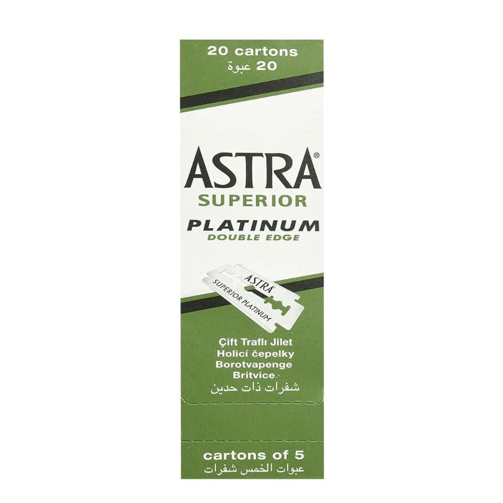 Astra Super Platinum Double Edge Razor Blades (100) – Style & Swagger