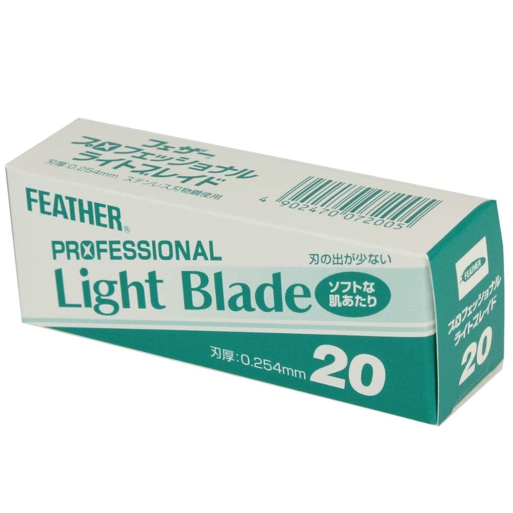 Razor Blade Feather Professional Light Single Edge Blades (20)