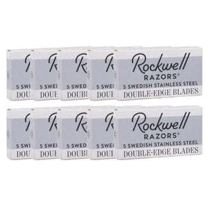 Razor Blade Rockwell Double Edge Safety Razor Blades (50)