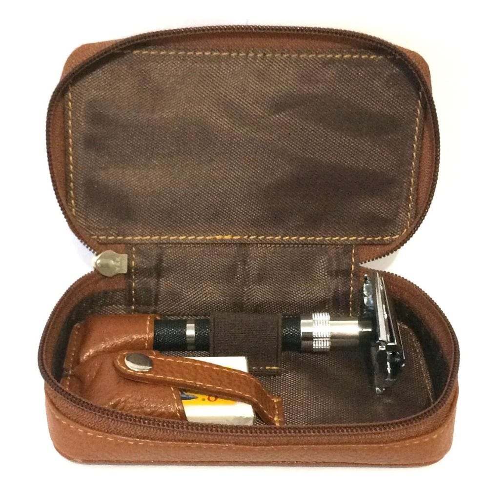 Parker Double Edge Safety Razor Travel Case – Style & Swagger