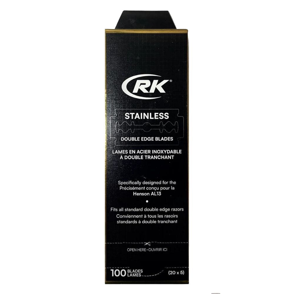 Henson Shaving RK Shaving Stainless Razor Blades (100) – Style & Swagger