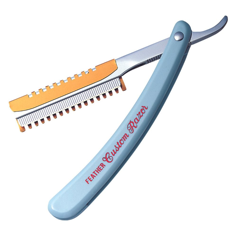 Feather Custom Shaper Razor Shavette – Style & Swagger
