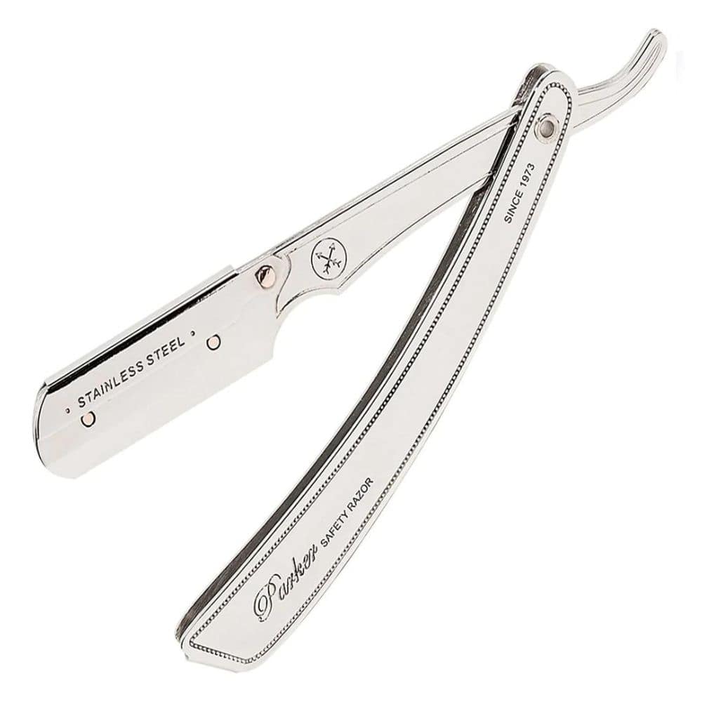 Parker SRX Heavy Duty Straight Edge Barber Razor Stainless Steel ...