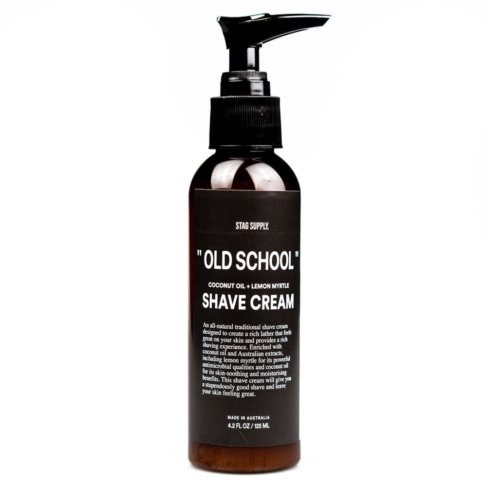 Shaving Cream Stag Supply 'Old School' Coconut Oil and Lemon Myrtle Shave Cream 125ml
