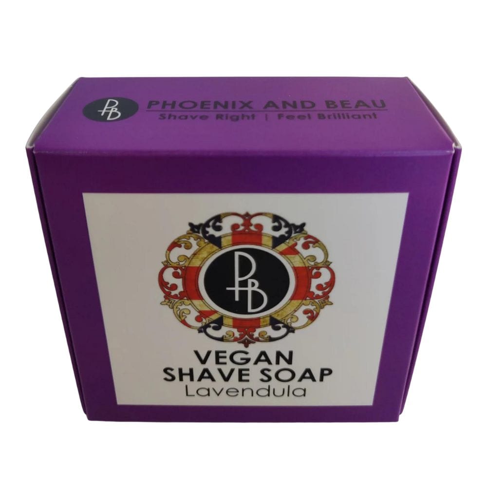 Shaving Soap Phoenix and Beau Vegan Lavendula Shaving Soap 40g